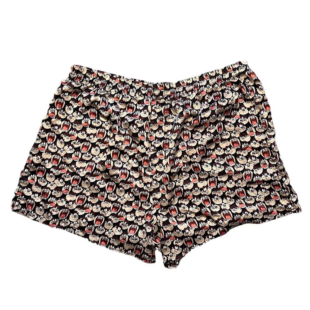 Looney Tunes Taz Tasmanian Devil All Over Vintage 90s 1996 Silk Boxers Mens XL
